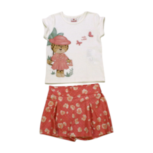 Conjunto Feminino Blusa e Shorts Saia Estampado Oncinha 26384 - Brandili       