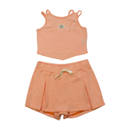 Conjunto Feminino Blusa e Shorts Saia Jacquard 04113 - Aerosfera 