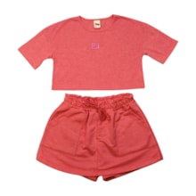 Conjunto Feminino Blusa e Shorts Saia Molinê 9267 - Livy
