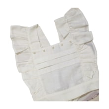 Conjunto Feminino Blusa e Shorts Saia Tecido Listrado 8266 - Mini Miss