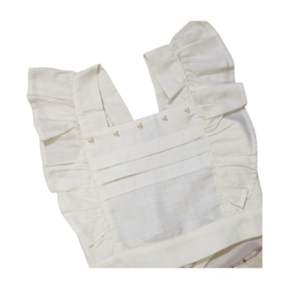 Conjunto Feminino Blusa e Shorts Saia Tecido Listrado 8266 - Mini Miss