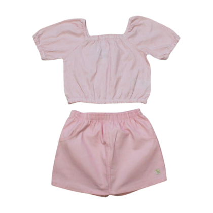 Conjunto Feminino Blusa e Shorts Saia Xadrez 11350 - Tiny Joy 