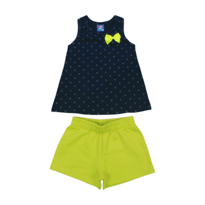 Conjunto Feminino Blusa e Shorts Sortido 9000574 - Pipa 