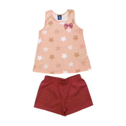 Conjunto Feminino Blusa e Shorts Sortido 9000578 - Pipa 