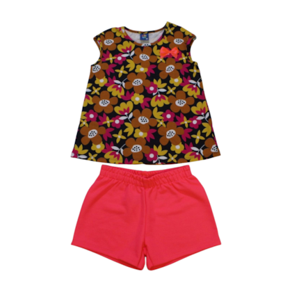 Conjunto Feminino Blusa e Shorts Sortido 9000607 - Pipa 