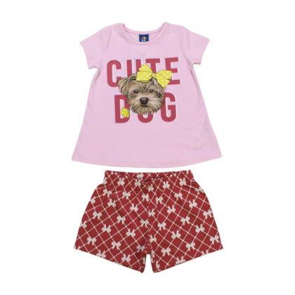 Conjunto Feminino Blusa e Shorts Sortido 9000609 - Pipa 