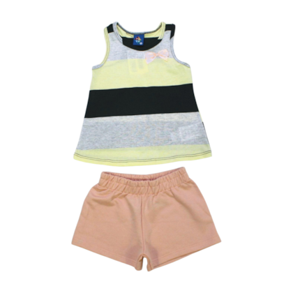 Conjunto Feminino Blusa e Shorts Sortido 9000614 - Pipa 