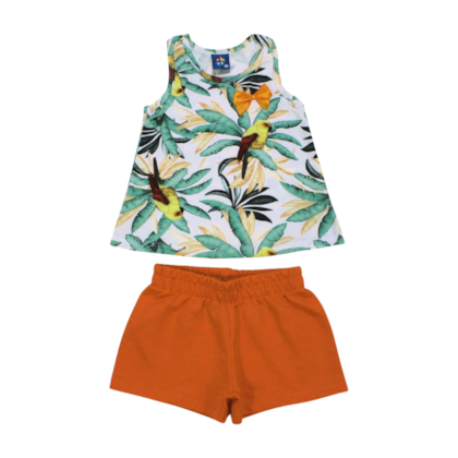 Conjunto Feminino Blusa e Shorts Sortido 9000623 - Pipa