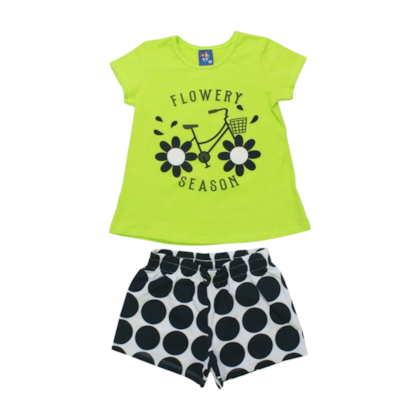 Conjunto Feminino Blusa e Shorts Sortido 9000708 - Pipa 