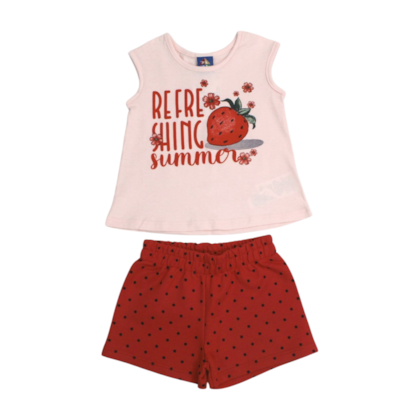 Conjunto Feminino Blusa e Shorts Sortido 9000722 - Pipa