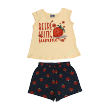 Conjunto Feminino Blusa e Shorts Sortido 9000722 - Pipa