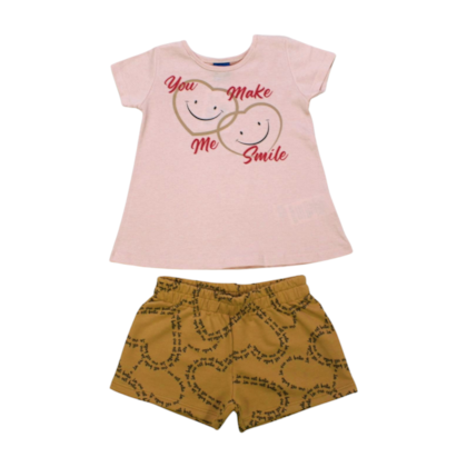 Conjunto Feminino Blusa e Shorts Sortido 9000774 - Pipa 