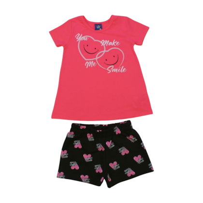 Conjunto Feminino Blusa e Shorts Sortido 9000774 - Pipa 