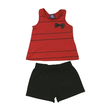 Conjunto Feminino Blusa e Shorts Sortido 9001535 - Pipa