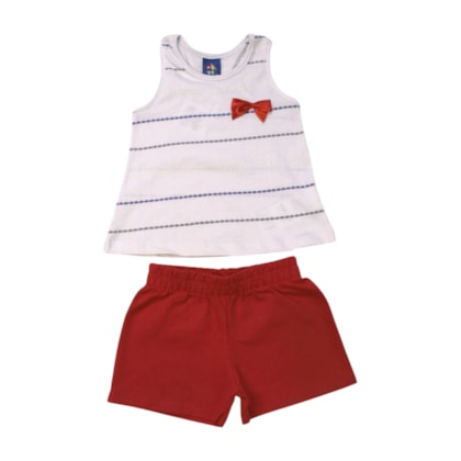 Conjunto Feminino Blusa e Shorts Sortido 9001535 - Pipa