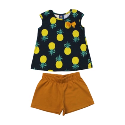 Conjunto Feminino Blusa e Shorts Sortido 9001539 - Pipa