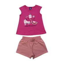 Conjunto Feminino Blusa e Shorts  Sortido 9001573 - Pipa