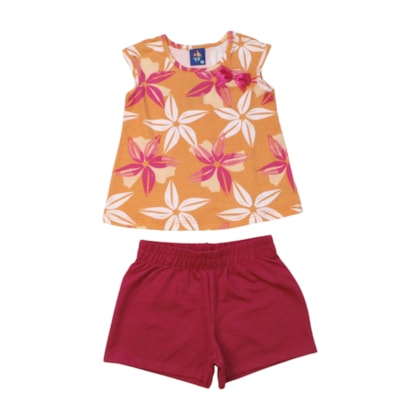 Conjunto Feminino Blusa e Shorts Sortido 9001669 - Pipa