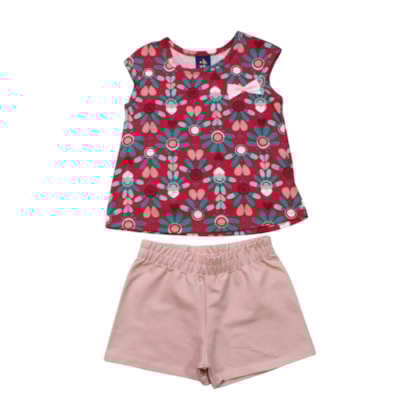 Conjunto Feminino Blusa e Shorts  Sortido 9001678 - Pipa