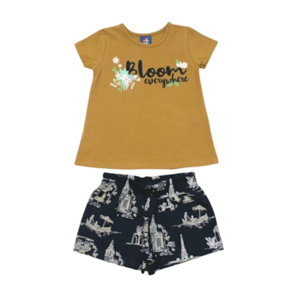 Conjunto Feminino Blusa e Shorts  Sortido 9001711 - Pipa