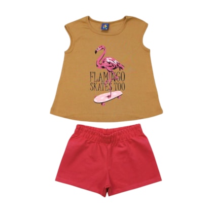 Conjunto Feminino Blusa e Shorts  Sortido 9001905 - Pipa
