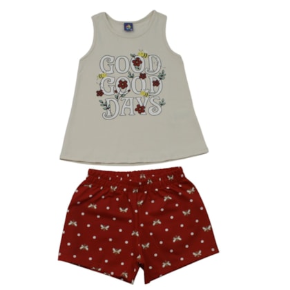 Conjunto Feminino Blusa e Shorts Sortido 9002795 - Pipa