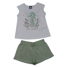 Conjunto Feminino Blusa e Shorts Sortido 9002796 - Pipa