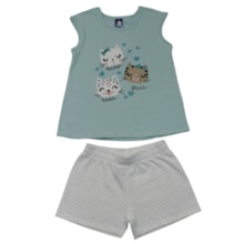 Conjunto Feminino Blusa e Shorts Sortido 9002804 - Pipa