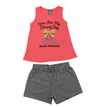 Conjunto Feminino Blusa e Shorts Sortido 9002813 - Pipa