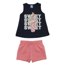 Conjunto Feminino Blusa e Shorts Sortido 9002826 - Pipa