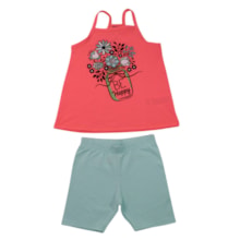 Conjunto Feminino Blusa e Shorts Sortido 9002829 - Pipa