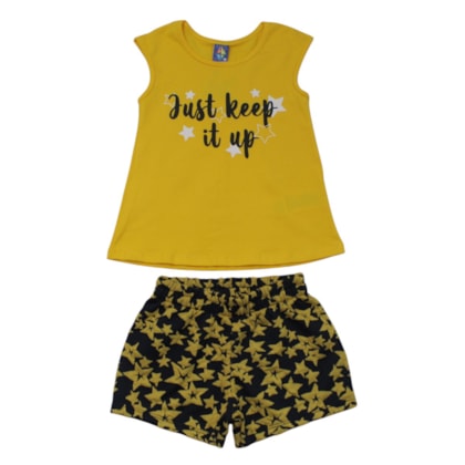 Conjunto Feminino Blusa e Shorts Sortido 9002842 - Pipa