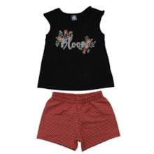 Conjunto Feminino Blusa e Shorts Sortido 9002848 - Pipa
