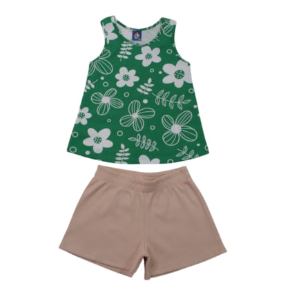 Conjunto Feminino Blusa e Shorts Sortido 9003000 - Pipa