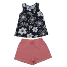 Conjunto Feminino Blusa e Shorts Sortido 9003000 - Pipa