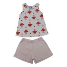 Conjunto Feminino Blusa e Shorts Sortido 9003006 - Pipa