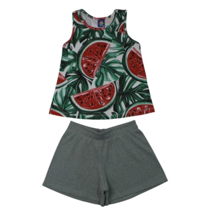 Conjunto Feminino Blusa e Shorts Sortido 9003007 - Pipa