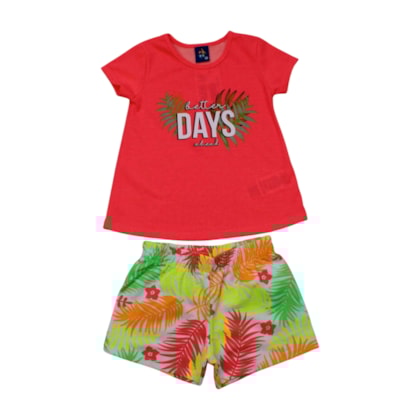 Conjunto Feminino  Blusa e Shorts Sortidos 9001567 - Pipa
