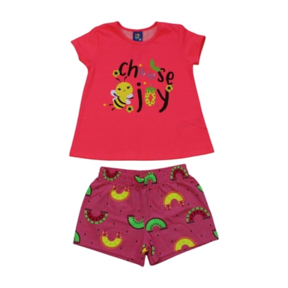 Conjunto Feminino  Blusa e Shorts Sortidos 9001578 - Pipa