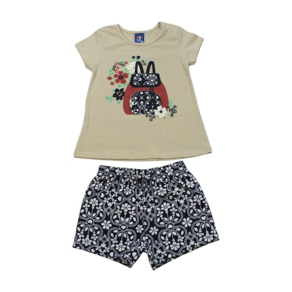 Conjunto Feminino  Blusa e Shorts Sortidos 9001699 - Pipa