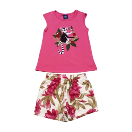 Conjunto Feminino  Blusa e Shorts Sortidos 9001700 - Pipa