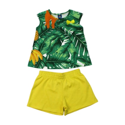 Conjunto Feminino Blusa e Shorts Sortidos 9001773 - Pipa