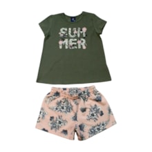 Conjunto Feminino Blusa e Shorts Sortidos 9001776 - Pipa