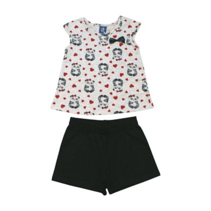Conjunto Feminino Blusa e Shorts Sortidos 9001793 - Pipa