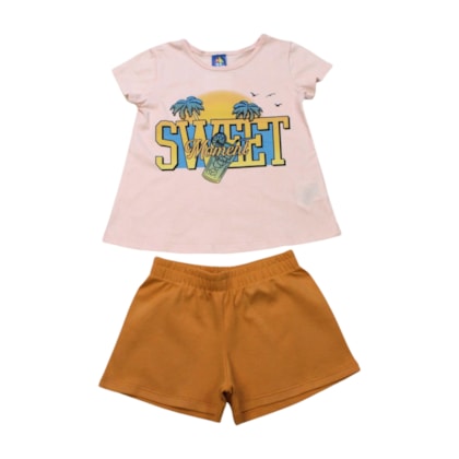 Conjunto Feminino Blusa e Shorts Sortidos 9001901 - Pipa