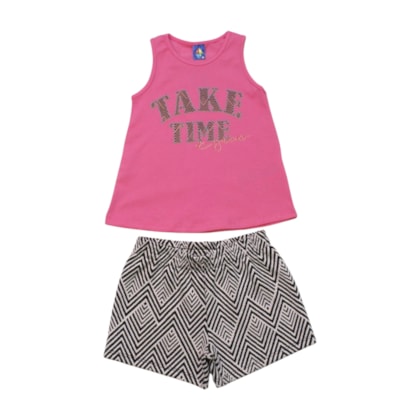 Conjunto Feminino  Blusa e Shorts Sortidos 9002435 - Pipa