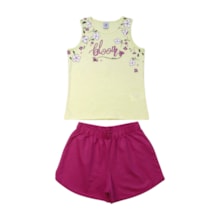 Conjunto Feminino Blusa Estampa Bloom e Shorts 72319 - Alenice 