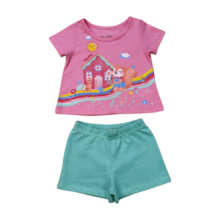 Conjunto Feminino Blusa Estampa Casinha e Shorts Moletinho 43134 - Kely Kety