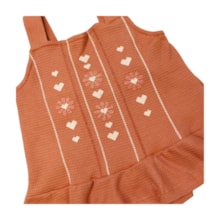 Conjunto Feminino Blusa Estampa Corações e Shorts Tecido 37109 - Angerô  