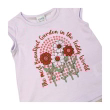 Conjunto Feminino Blusa Estampa Flores e Shorts 18366 - Teddy